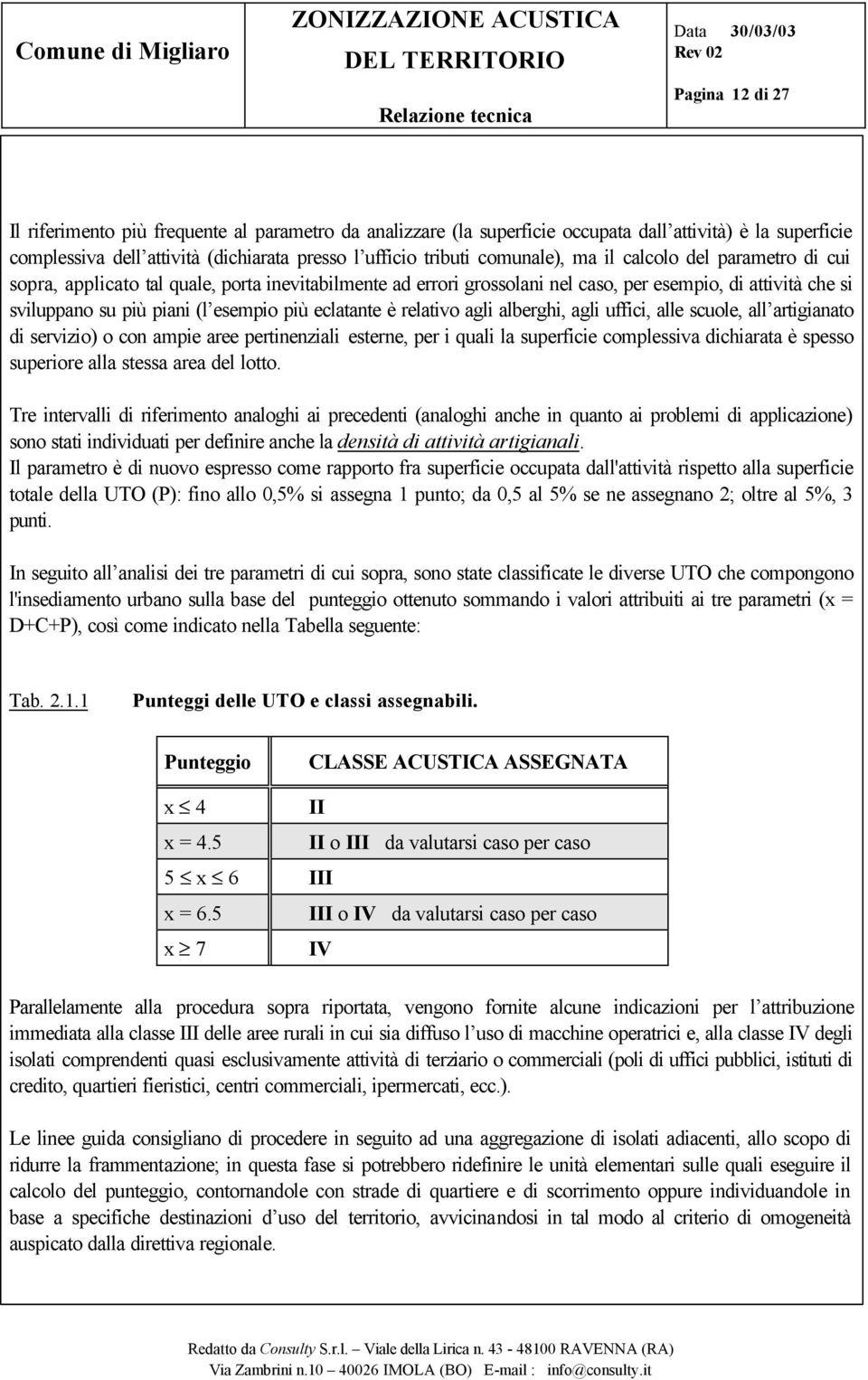 eclatante è relativo agli alberghi, agli uffici, alle scuole, all artigianato di servizio) o con ampie aree pertinenziali esterne, per i quali la superficie complessiva dichiarata è spesso superiore