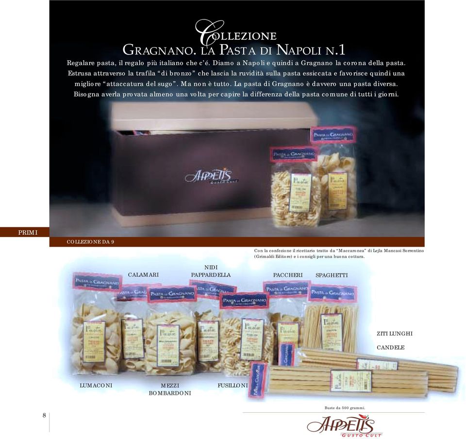 La pasta di Gragnano è davvero una pasta diversa. Bisogna averla provata almeno una volta per capire la differenza della pasta comune di tutti i giorni.