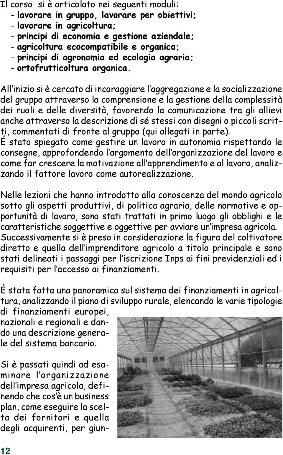 All inizio si è cercato di incoraggiare l aggregazione e la socializzazione del gruppo attraverso la comprensione e la gestione della complessità dei ruoli e delle diversità, favorendo la