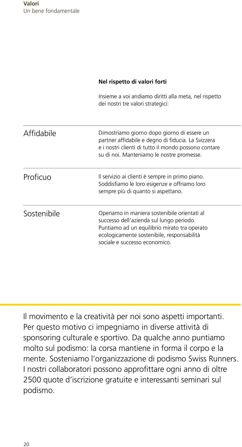 Proficuo Il servizio ai clienti è sempre in primo piano. Soddisfiamo le loro esigenze e offriamo loro sempre più di quanto si aspettano.