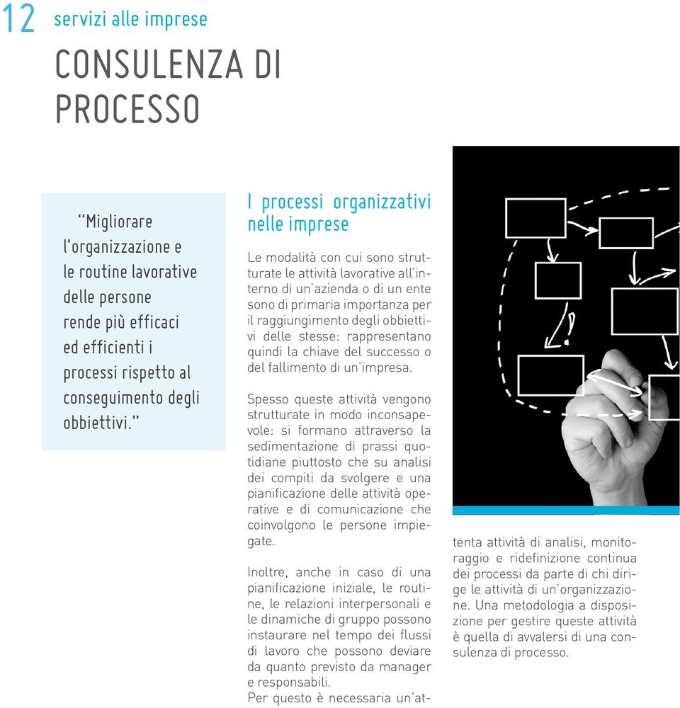 obbiettivi delle stesse: rappresentano quindi la chiave del successo o del fallimento di un impresa.