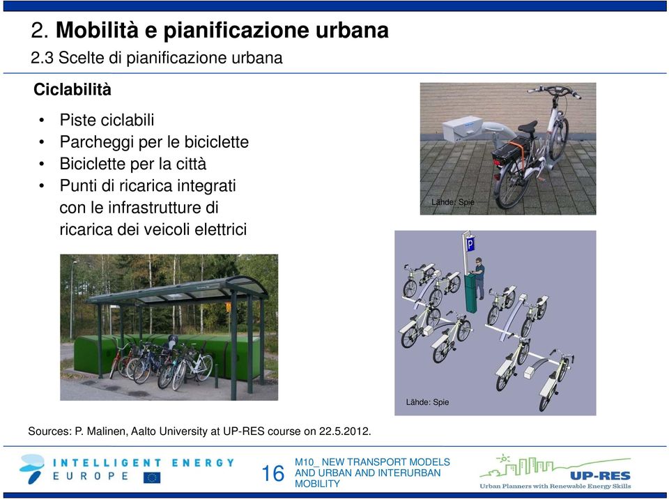 biciclette Biciclette per la città Punti di ricarica integrati con le