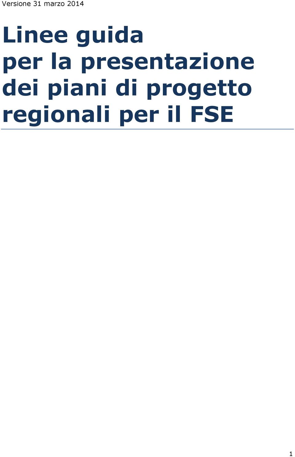 piani di progetto