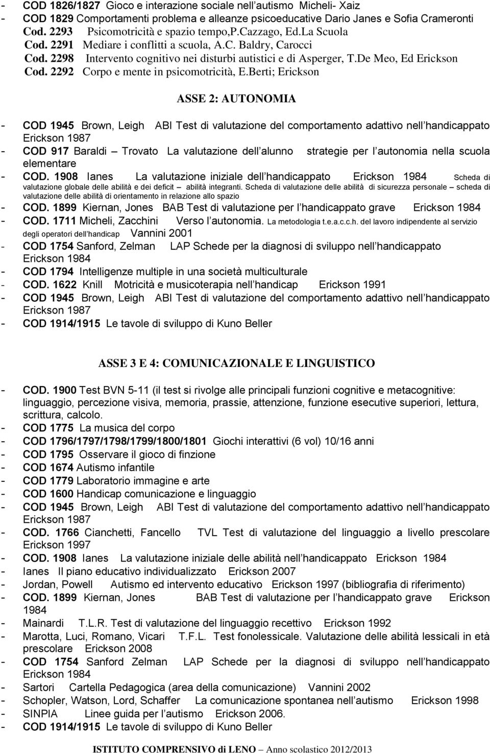 De Meo, Ed Erickson Cod. 2292 Corpo e mente in psicomotricità, E.