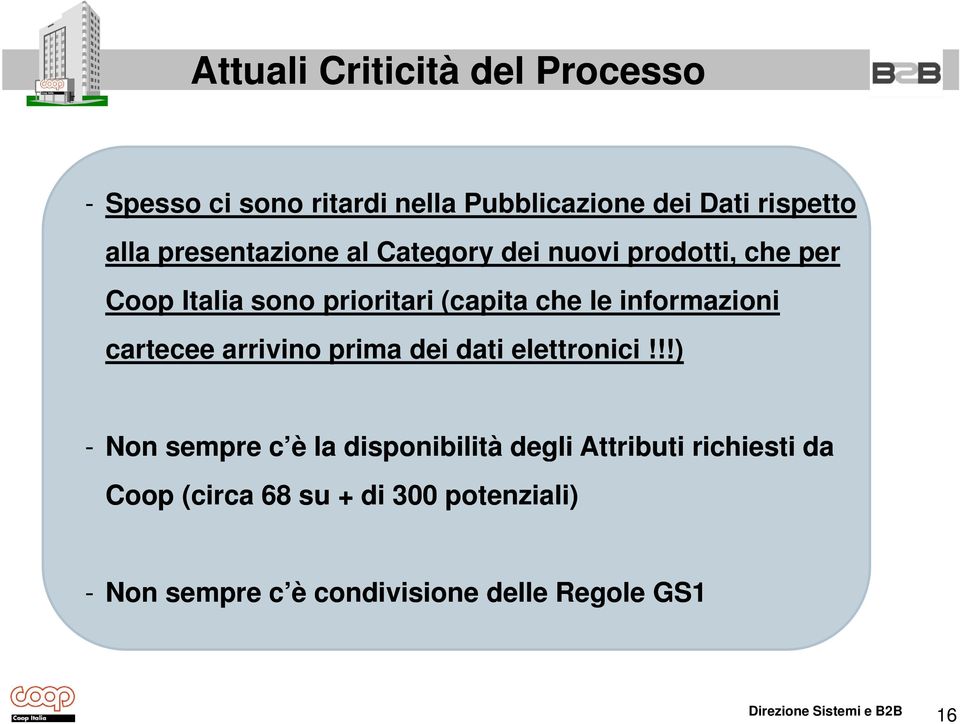 informazioni cartecee arrivino prima dei dati elettronici!