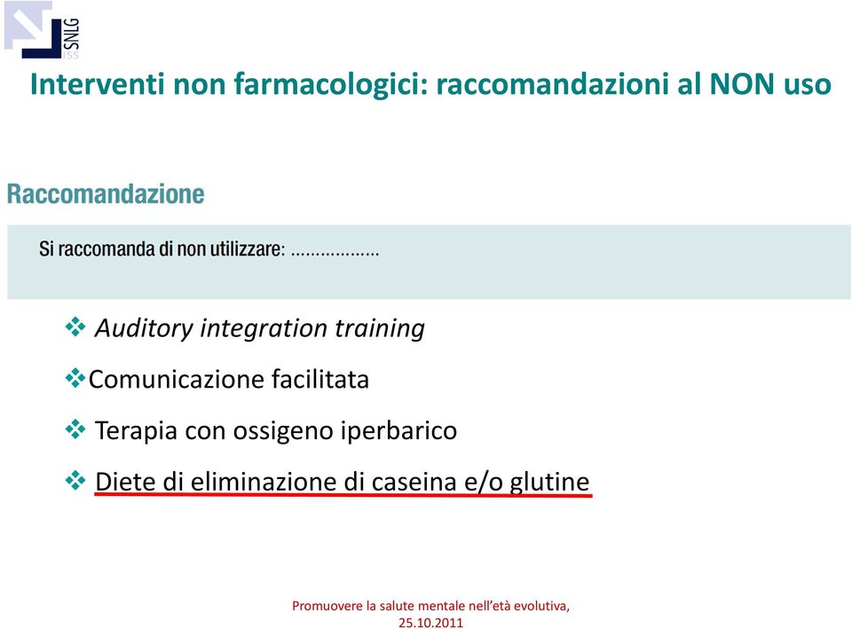 Comunicazione facilitata Terapia con ossigeno