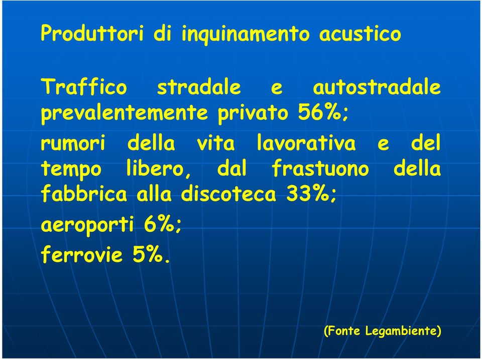 lavorativa e del tempo libero, dal frastuono della fabbrica