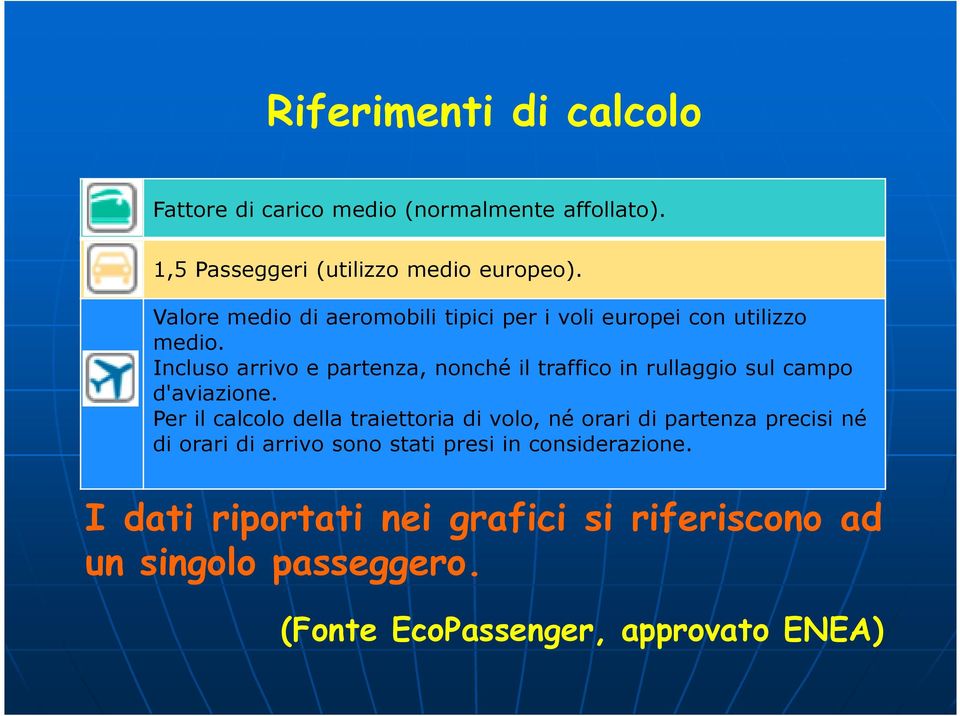 Incluso arrivo e partenza, nonché il traffico in rullaggio sul campo d'aviazione.