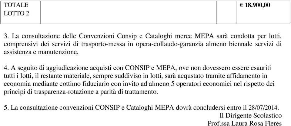 di assistenza e manutenzione. 4.