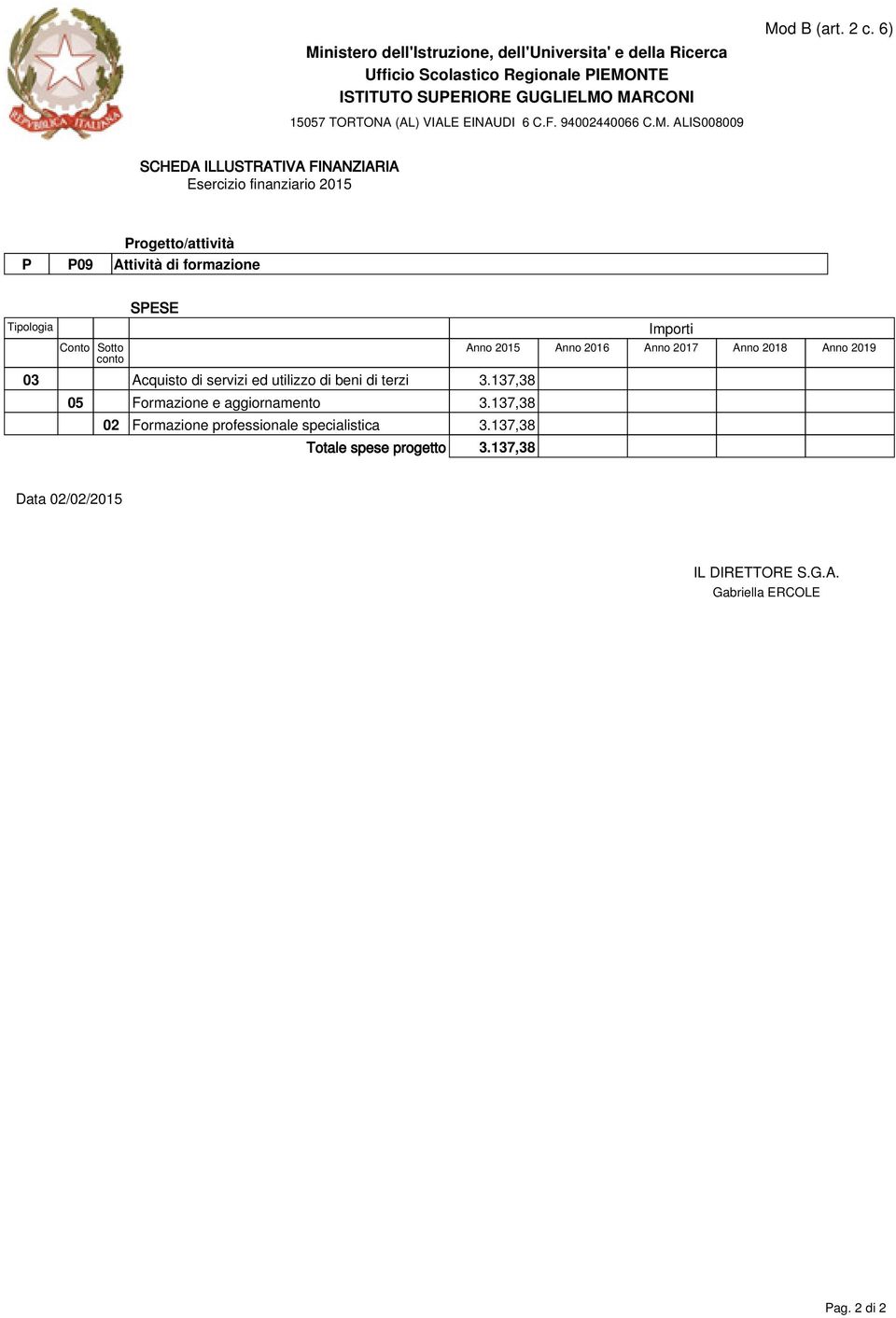 137,38 02 Formazione professionale specialistica 3.