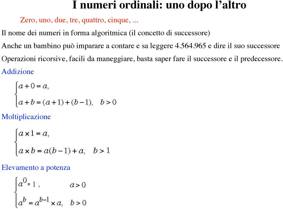 imparare a contare e sa leggere 4.564.