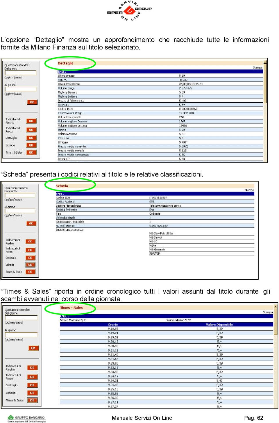 Scheda presenta i codici relativi al titolo e le relative classificazioni.