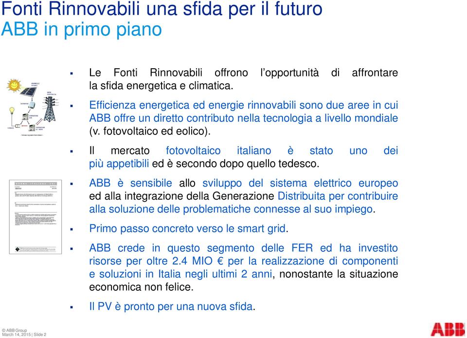 Il mercato fotovoltaico italiano è stato uno dei più appetibili ed è secondo dopo quello tedesco.