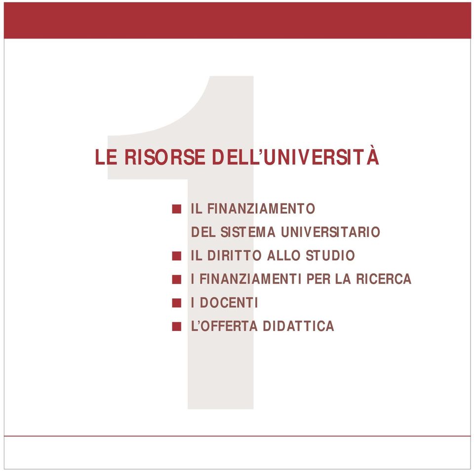 UNIVERSITARIO IL DIRITTO ALLO STUDIO I