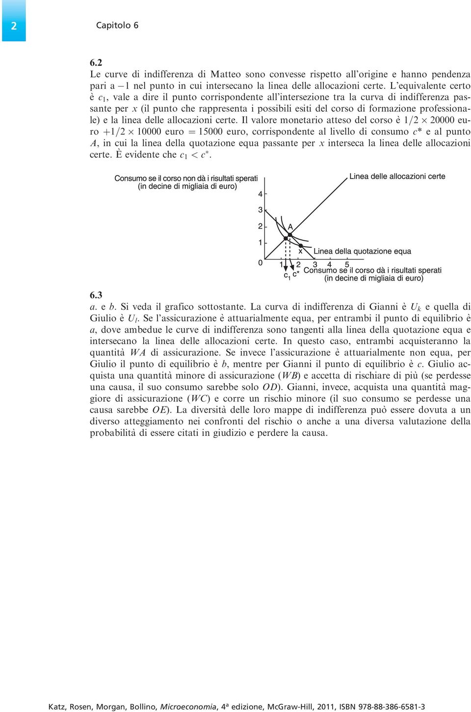 linea delle allocazioni certe.