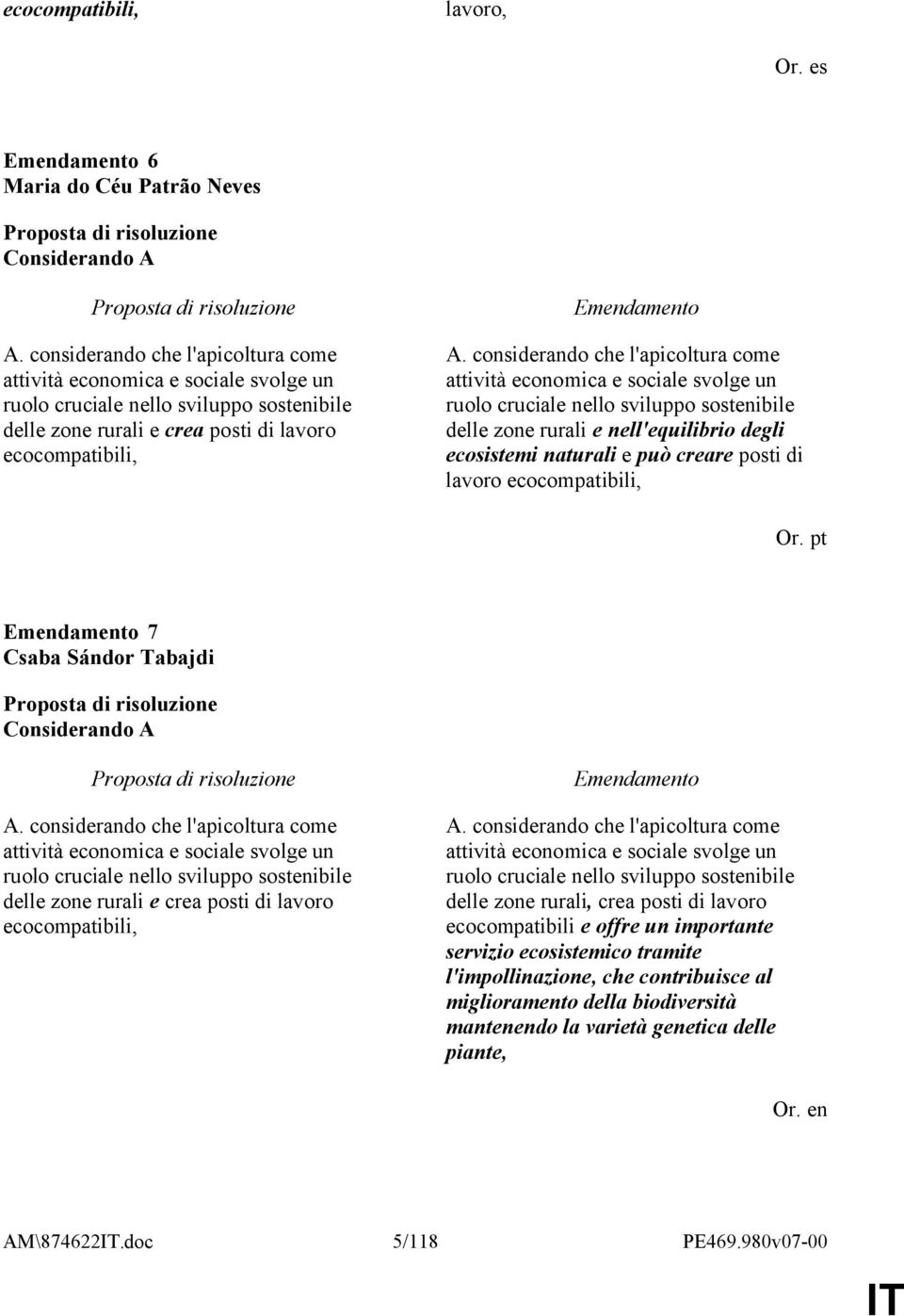 considerando che l'apicoltura come attività economica e sociale svolge un ruolo cruciale nello sviluppo sostenibile delle zone rurali e nell'equilibrio degli ecosistemi naturali e può creare posti di