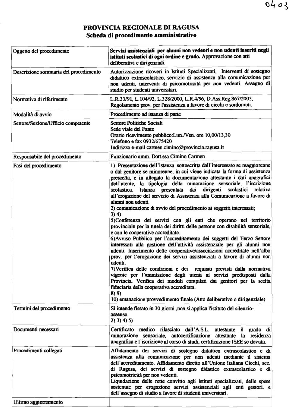 Autorzzazone rcover n sttut Specahzat, ntervent d sostegnc ddattco extrascoastco, senno d assstenza aa comuncazone pe wn udent, ntervent d pscodctà pa non vedent. Assegno d studo Da student unverstar.