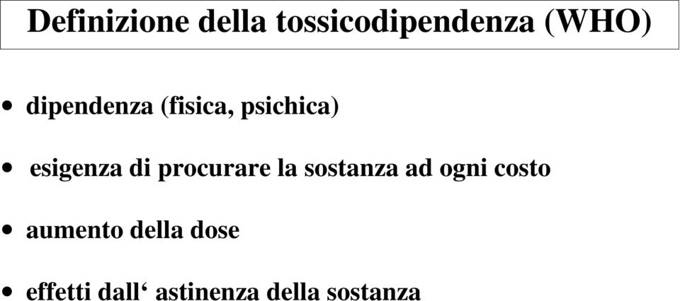 procurare la sostanza ad ogni costo aumento