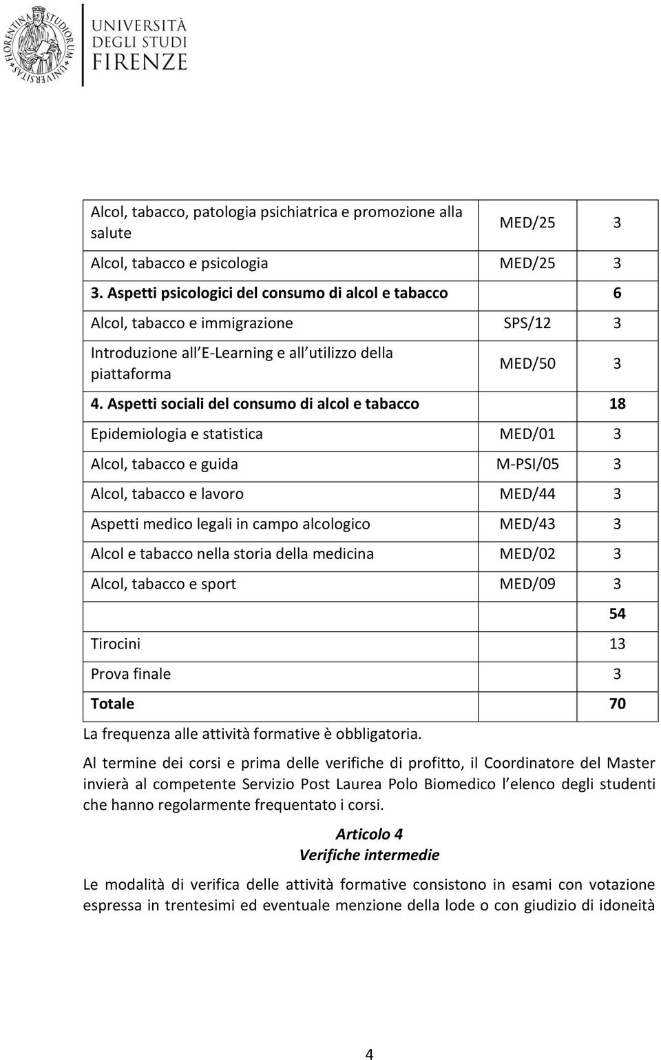 Aspetti sciali del cnsum di alcl e tabacc 18 Epidemilgia e statistica MED/01 3 Alcl, tabacc e guida M-PSI/05 3 Alcl, tabacc e lavr MED/44 3 Aspetti medic legali in camp alclgic MED/43 3 Alcl e tabacc