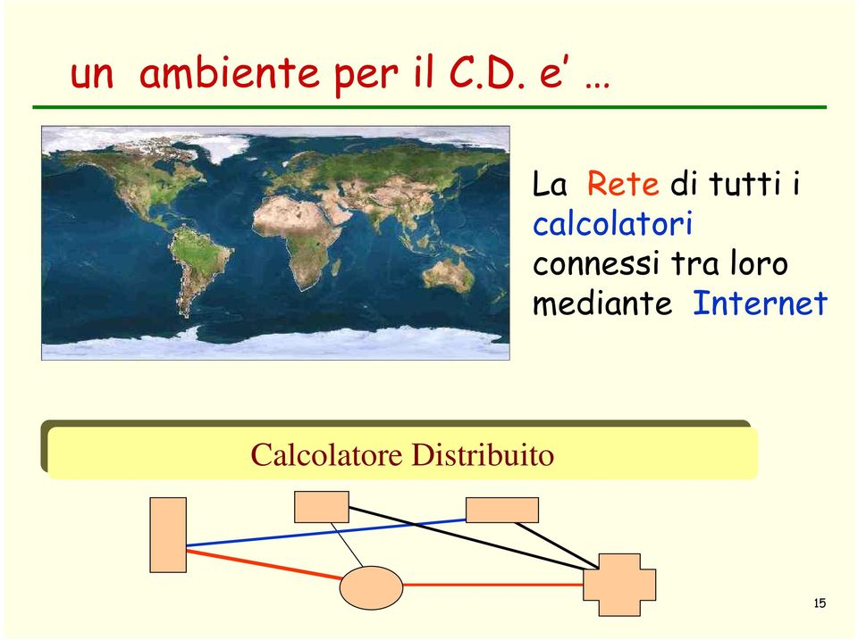 connessi tra loro mediante Internet