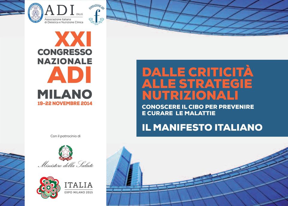 CRITICITÀ ALLE STRATEGIE NUTRIZIONALI CONOSCERE