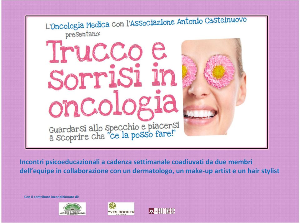 collaborazione con un dermatologo, un make-up