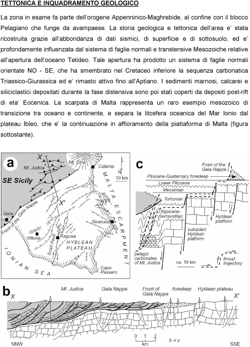 transtensive Mesozoiche relative all apertura dell oceano Tetideo.