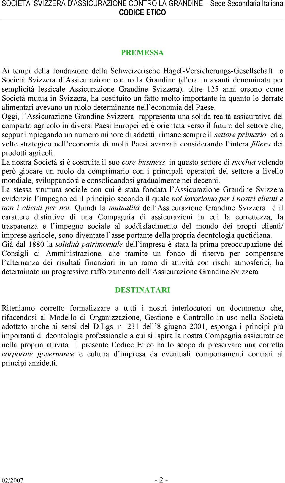 economia del Paese.