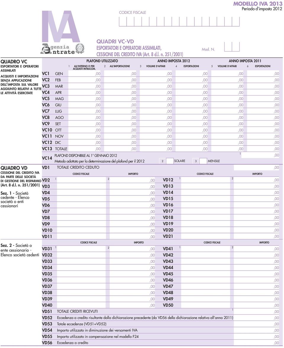 - Società o ente cessionario - Elenco società cedenti VC VC6 VC7 VC8 VC9 VD VD VD6 VD7 VD8 VD9 VD0 VD VD VD VD VD VD VD6 VD7 VD8 VD9 VD0 VD VD VD VD VD VD6 GEN FEB MAR APR MAG GIU LUG AGO SET VC0 OTT