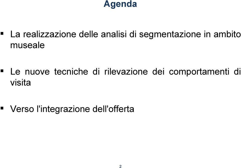 tecniche di rilevazione dei comportamenti