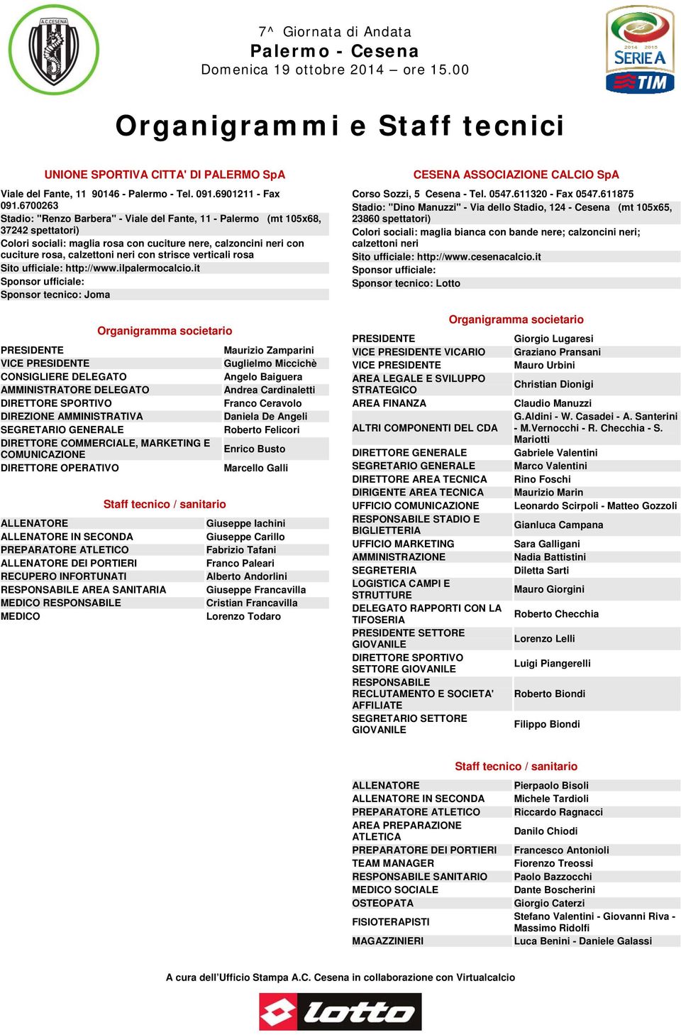 strisce verticali rosa Sito ufficiale: http://www.ilpalermocalcio.