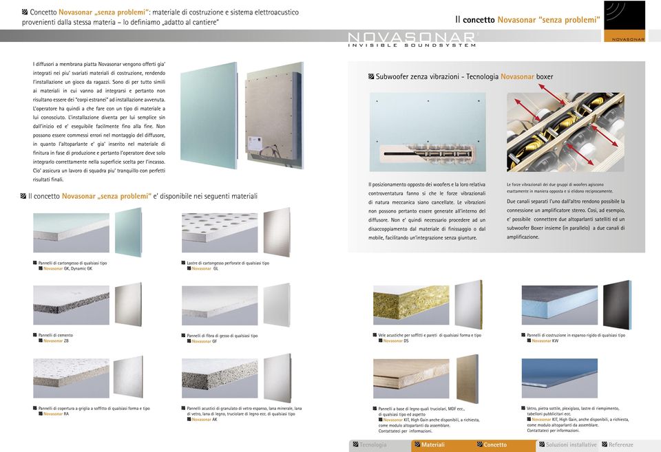 Sono di per tutto simili ai materiali in cui vanno ad integrarsi e pertanto non risultano essere dei corpi estranei ad installazione avvenuta.