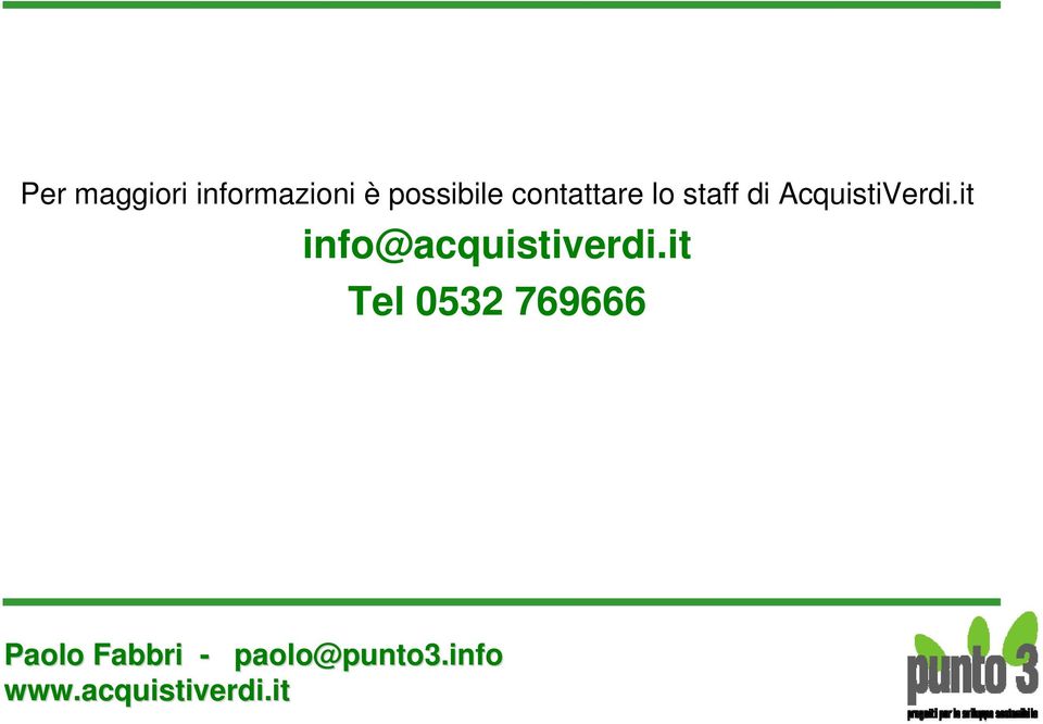 staff di AcquistiVerdi.