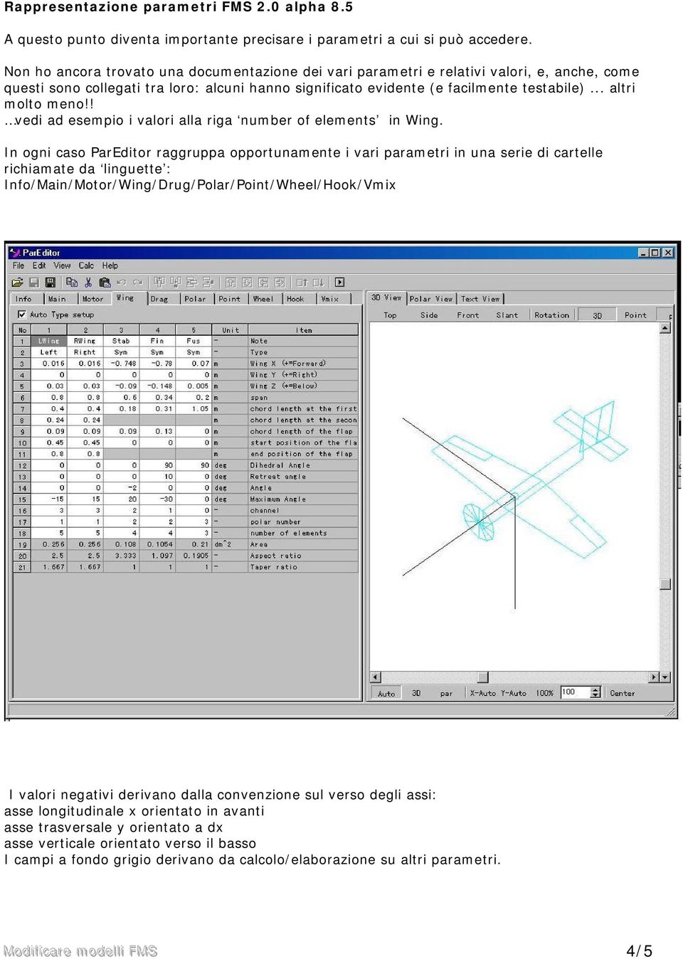 .. altri molto meno!! vedi ad esempio i valori alla riga number of elements in Wing.