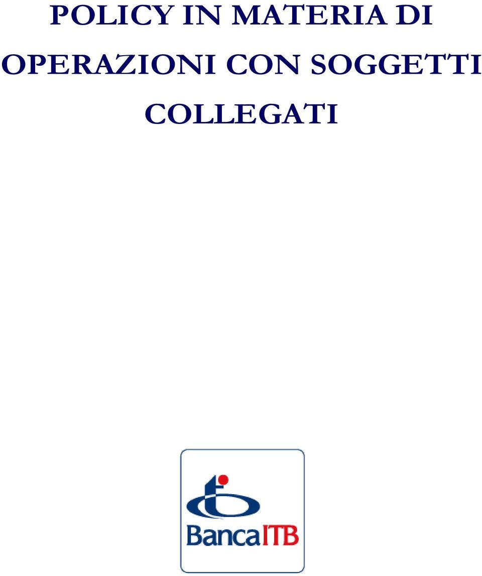 OPERAZIONI