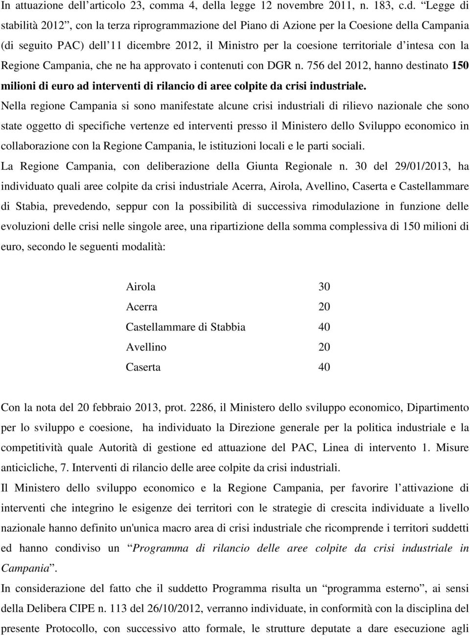 lla legge 12 novembre 2011, n. 183, c.d.