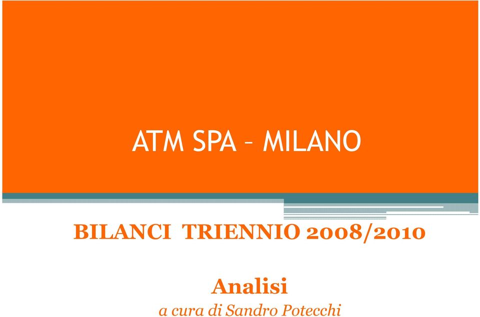 2008/2010 Analisi