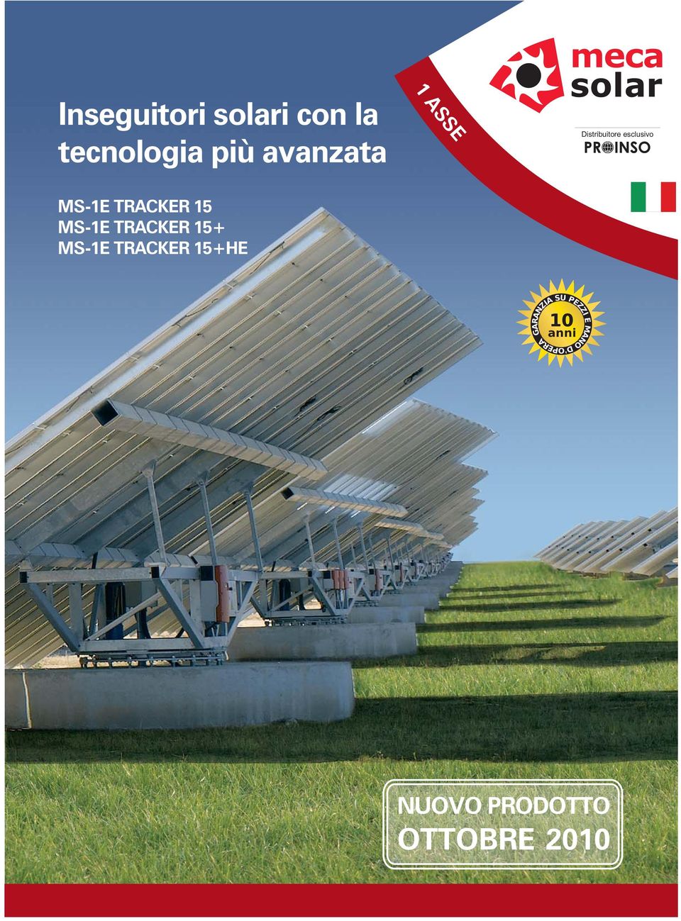 TRACKER 15+ MS-1E TRACKER 15+HE 1 ASSE meca solar