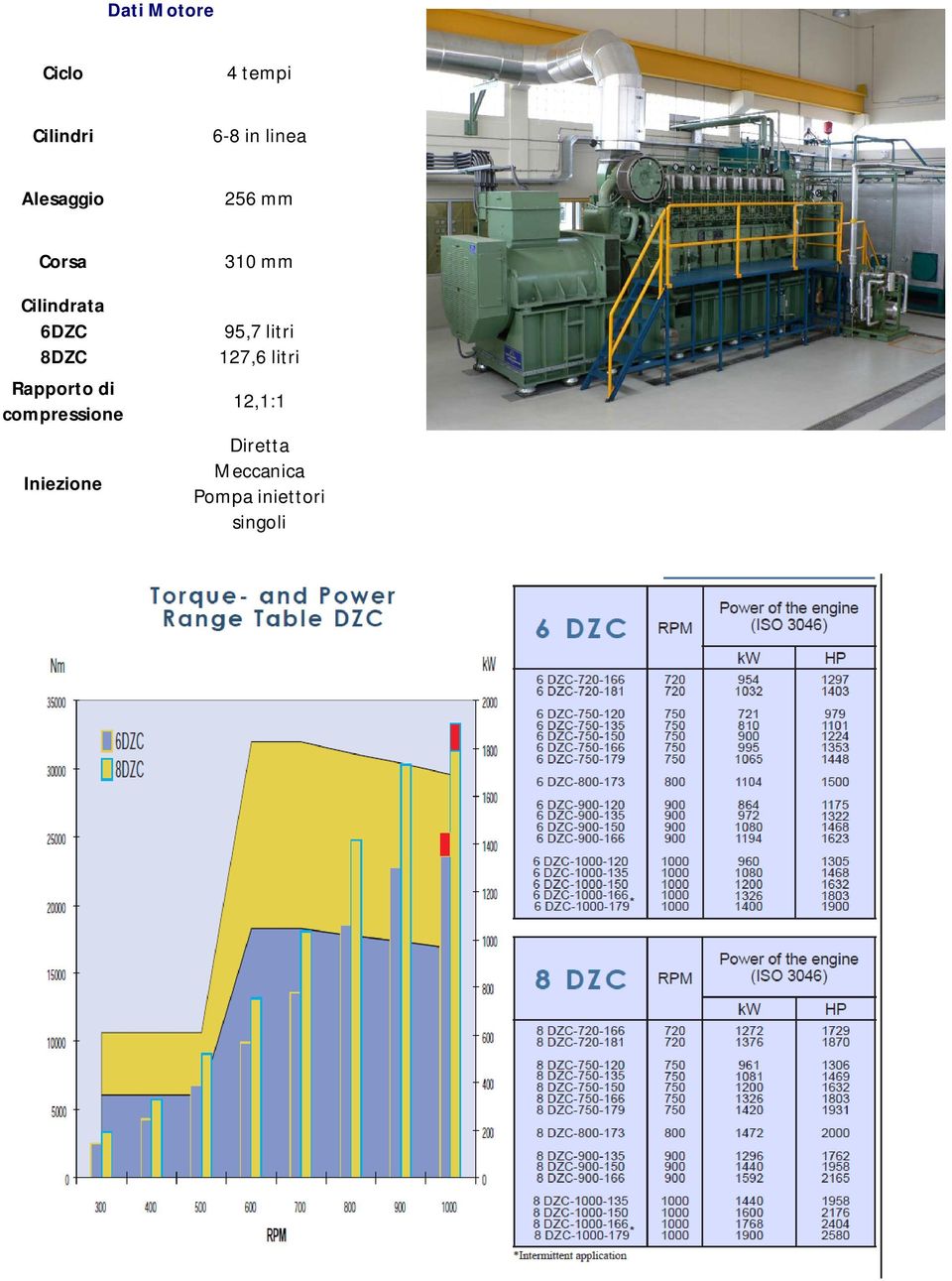 Rapporto di compressione Iniezione 310 mm 95,7