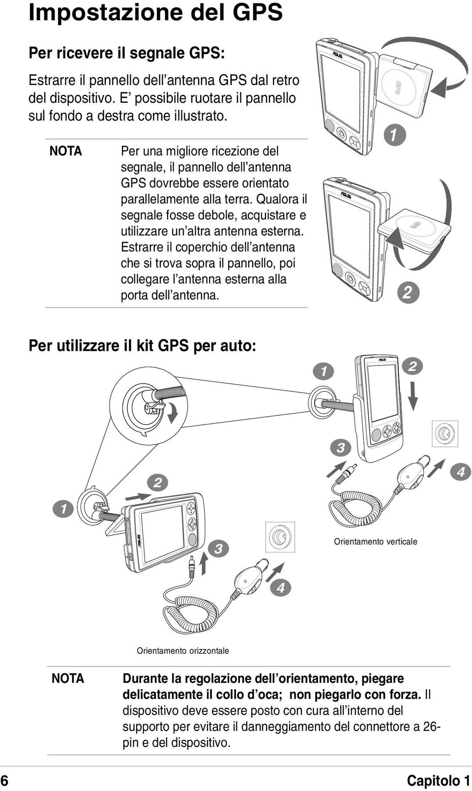 Qualora il segnale fosse debole, acquistare e utilizzare un altra antenna esterna.