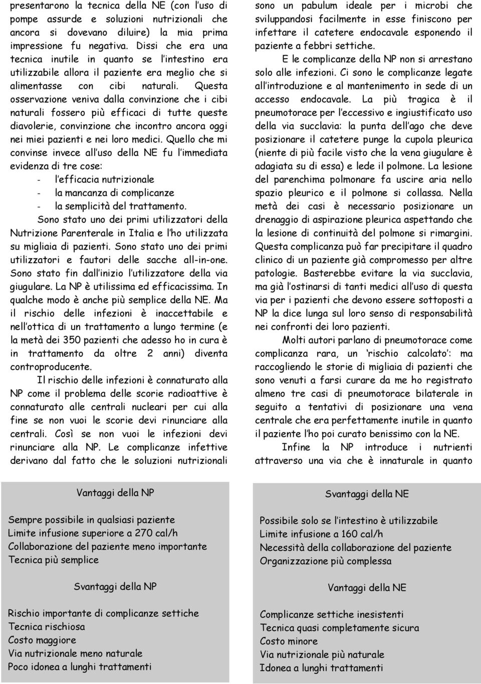 Questa osservazione veniva dalla convinzione che i cibi naturali fossero più efficaci di tutte queste diavolerie, convinzione che incontro ancora oggi nei miei pazienti e nei loro medici.