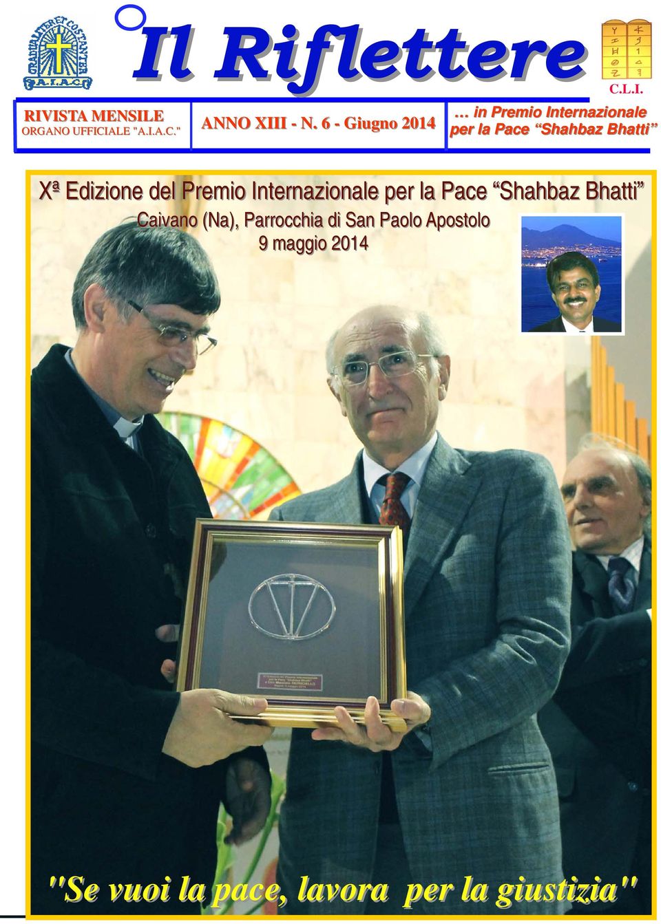 Premio Internazionale per la Pace Shahbaz Bhatti Caivano (Na), Parrocchia di