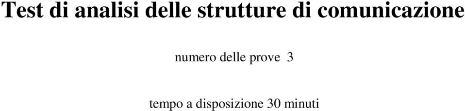 comunicazione numero