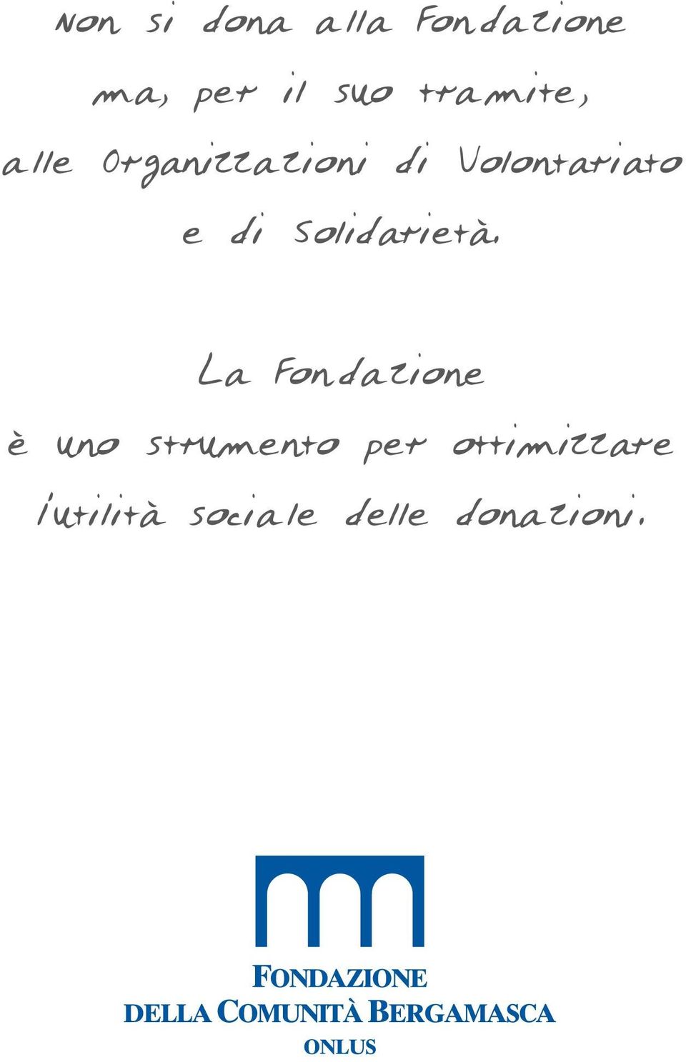 e di Solidarietà.