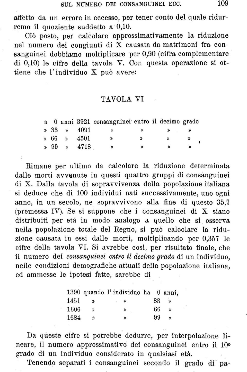 della tavola V.