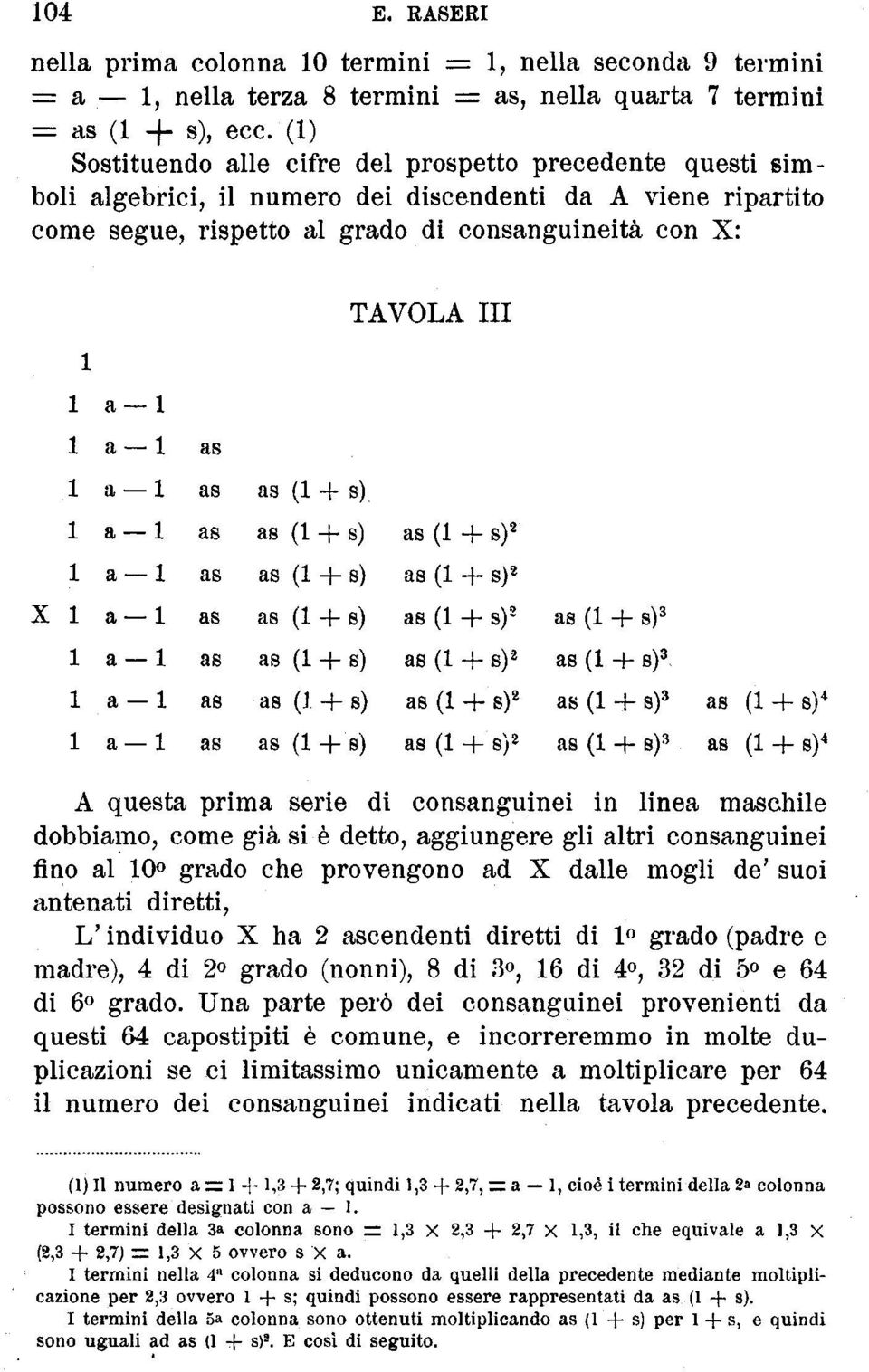 a 1 as as (1 + s).