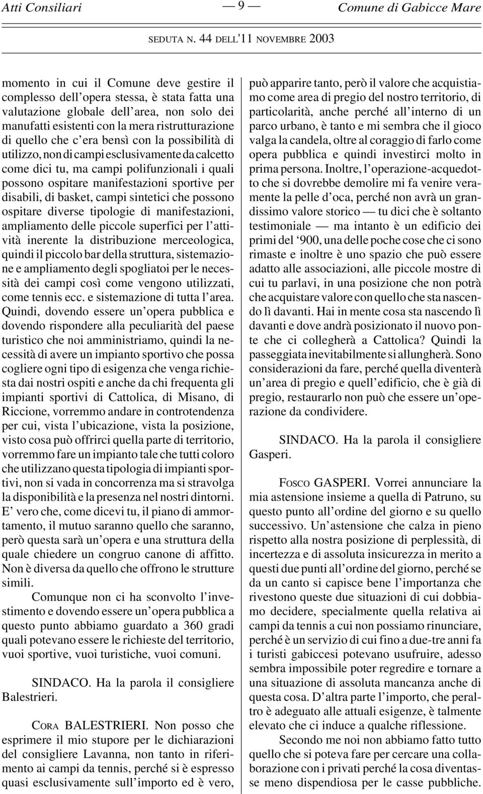 sintetici che possono ospitare diverse tipologie di manifestazioni, ampliamento delle piccole superfici per l attività inerente la distribuzione merceologica, quindi il piccolo bar della struttura,