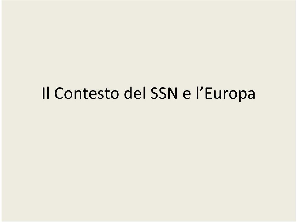 del SSN e