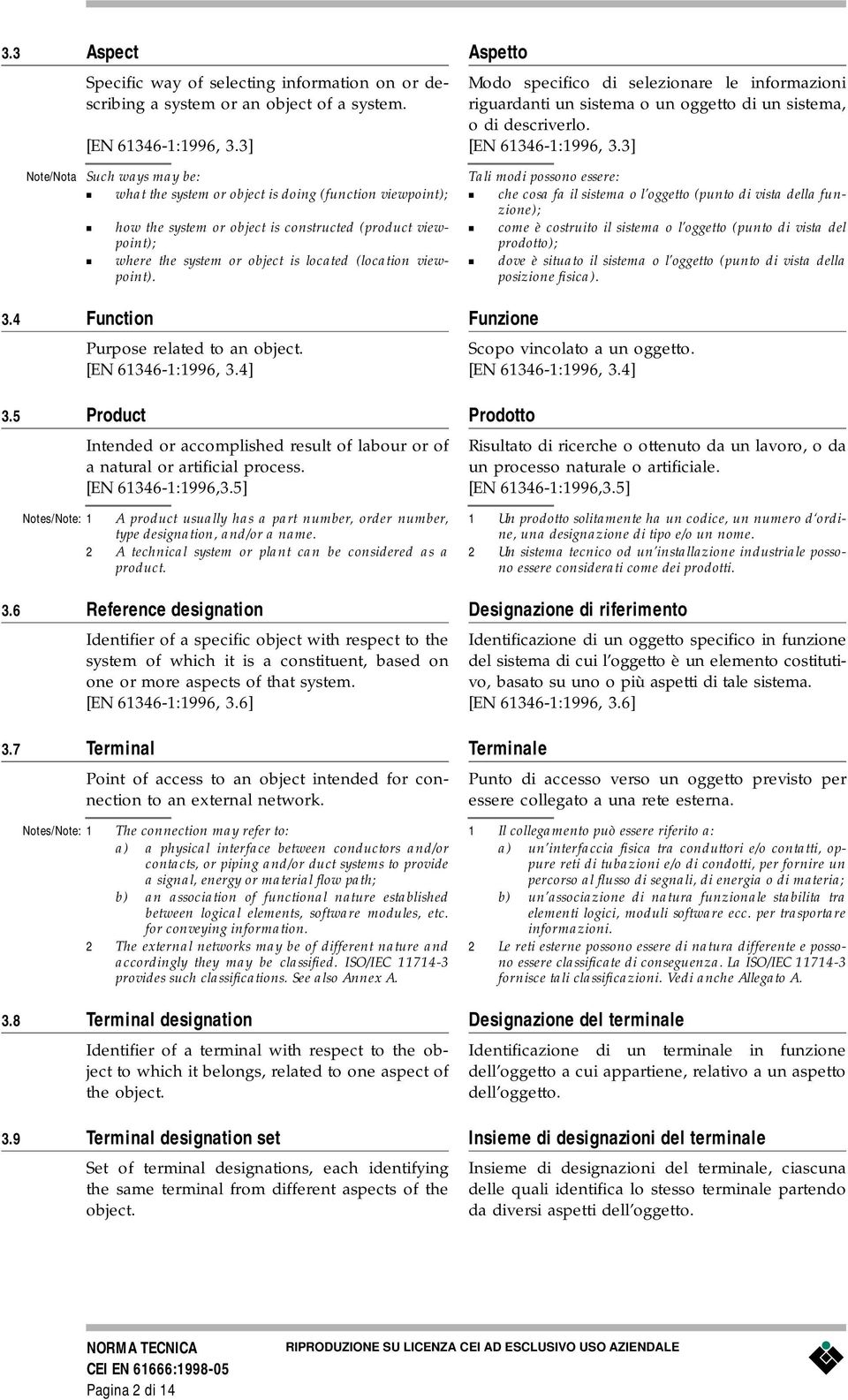 3] Note/Nota Such ways may be: what the system or object is doing (function viewpoint); how the system or object is constructed (product viewpoint); where the system or object is located (location