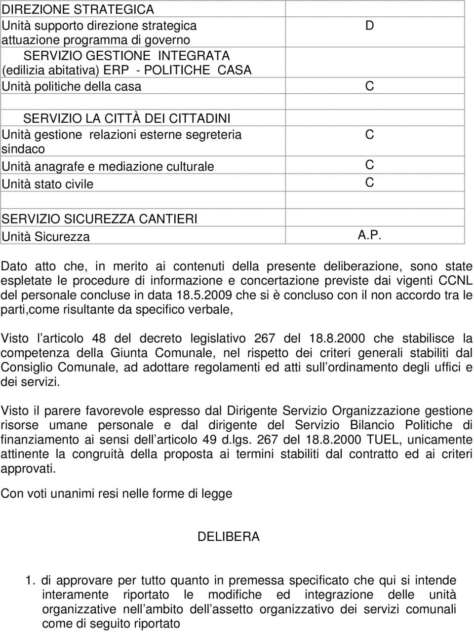 Dato atto che, in merito ai contenuti della presente deliberazione, sono state espletate le procedure di informazione e concertazione previste dai vigenti NL del personale concluse in data 18.5.